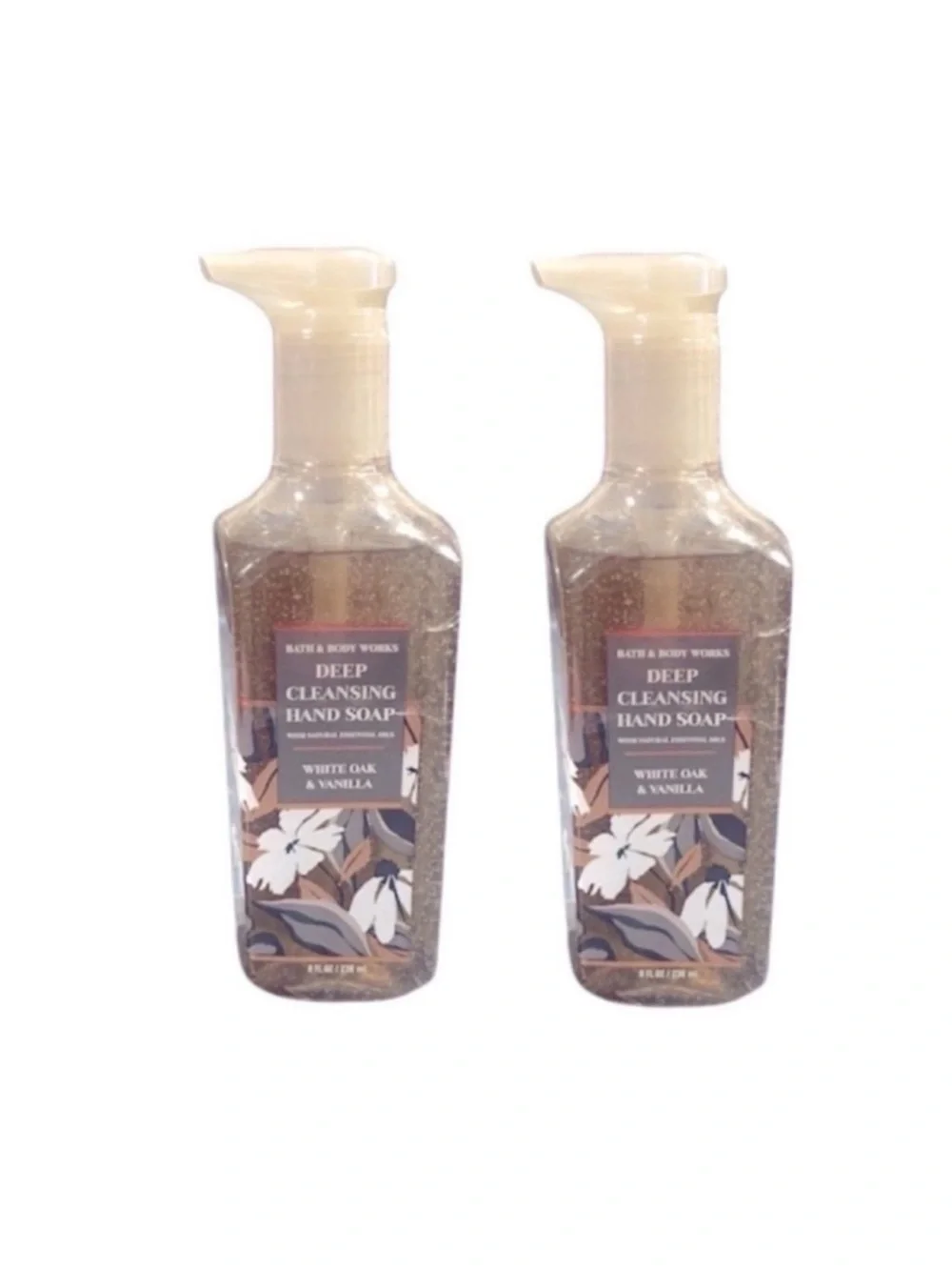 2 White Oak and Vanilla Hand Soaps Deep Cleansing